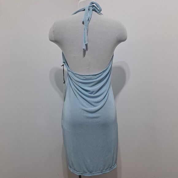 Finesse Dani Blueberry Halter Bodycon Mini Dress Size 1X NWT - Picture 13 of 14